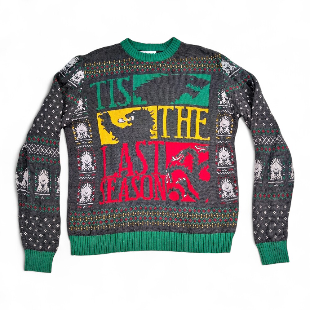 Game of Thrones Women's Crewneck Sweater Tis The Last Season L‎